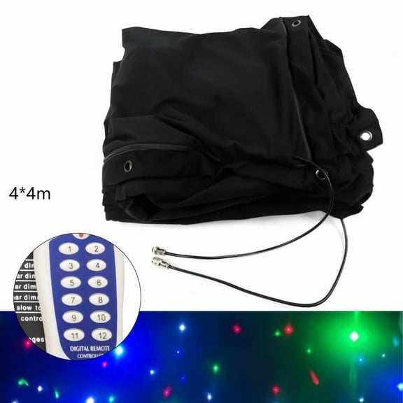 SHZICMY Star Curtain Cloth 13x13FT Wedding Stage Backdrop Birthday Party Background HOT!