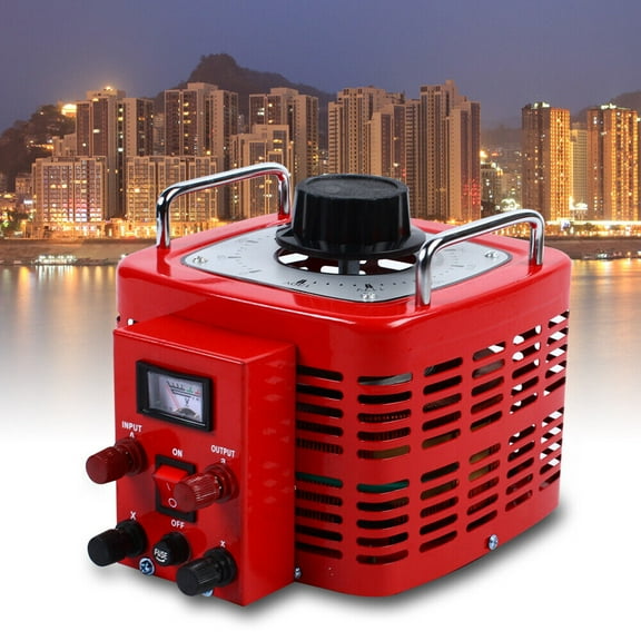 SHZICMY Variable Variac Transformer 3000VA 0-130V AC Voltage Regulator Metered 1500V/min 30 Amps