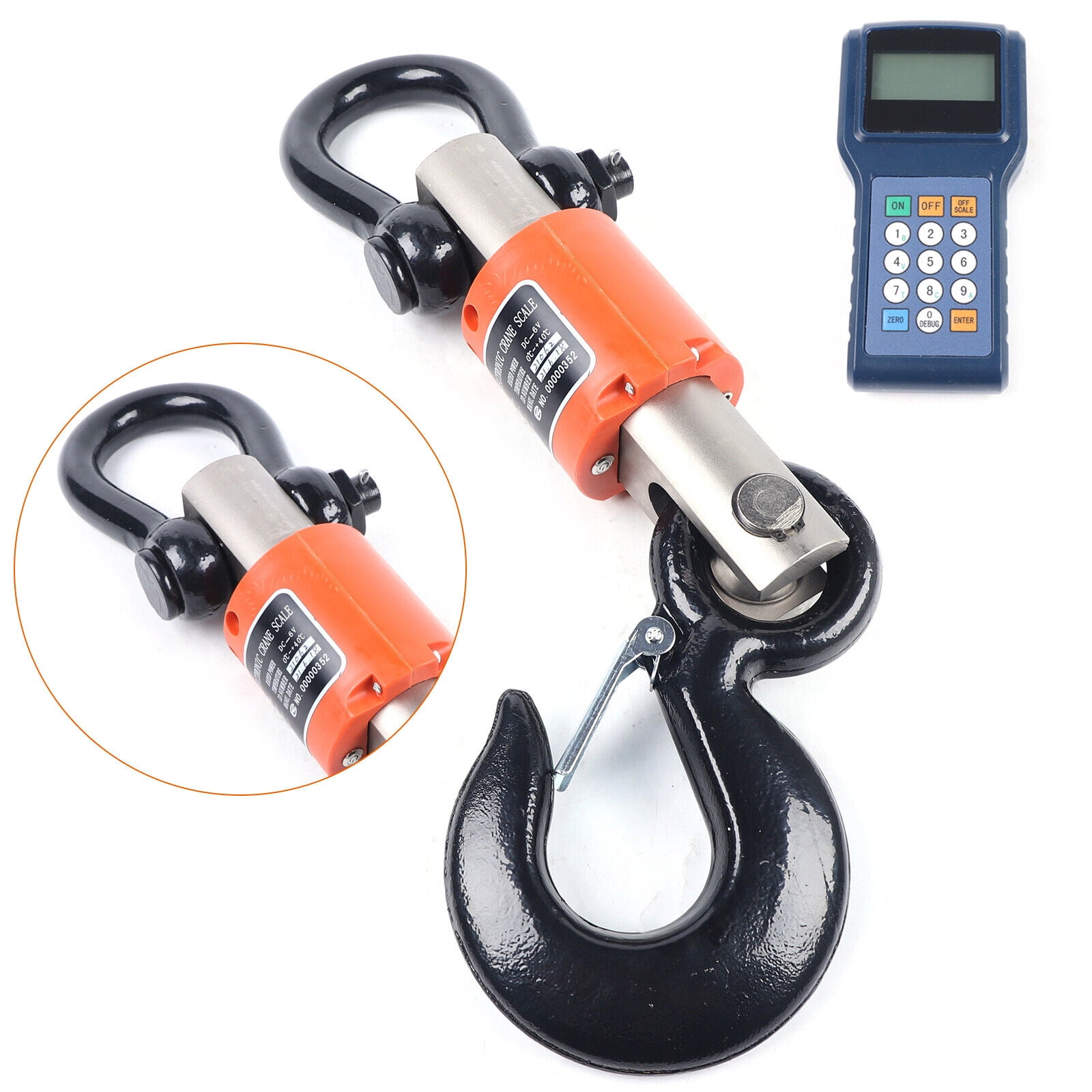 Digital Hanging Scale Crane Hook Scale 1000Kg Crane Scale With Remote  Control 