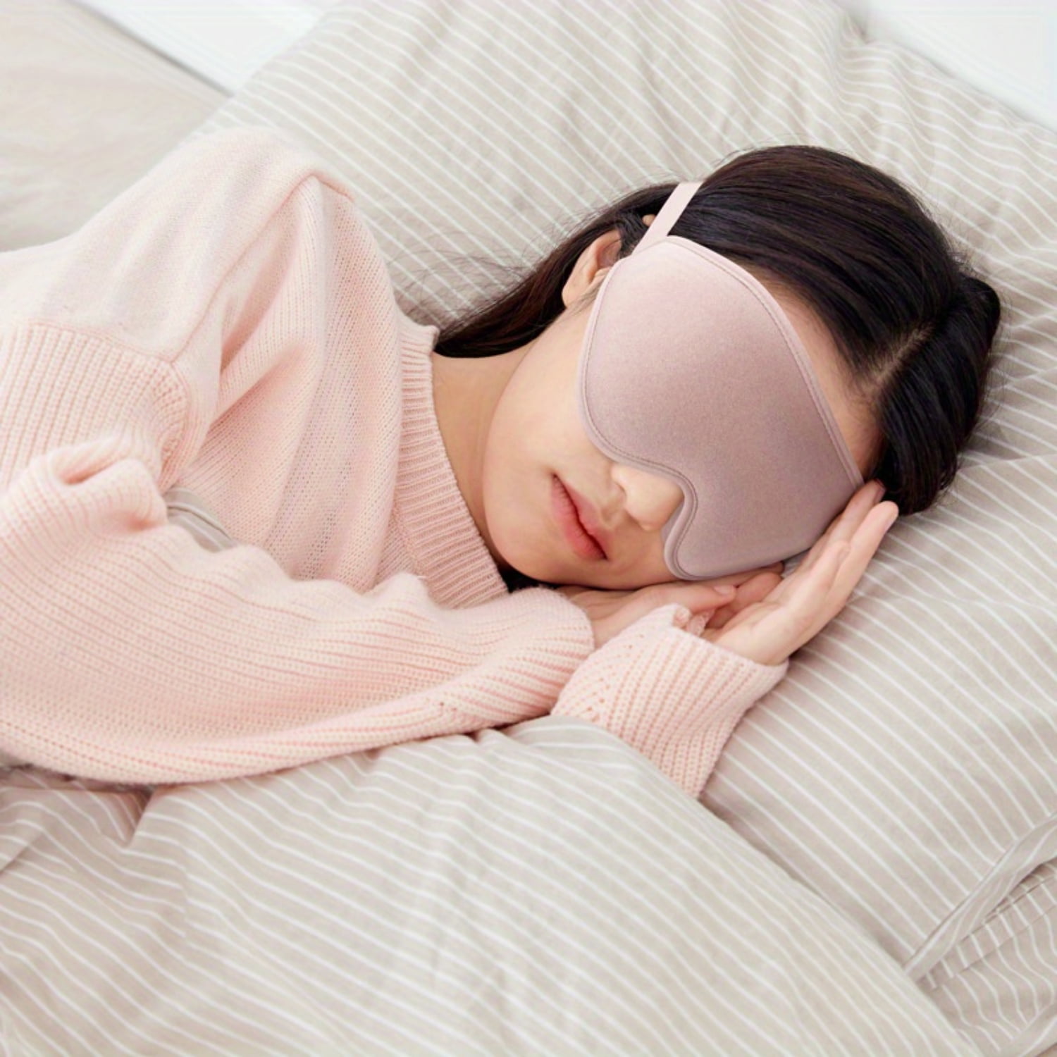 SHZNSJWDKJ AlcoholFree 3D Memory Foam Sleep Aid Eye Mask for Normal