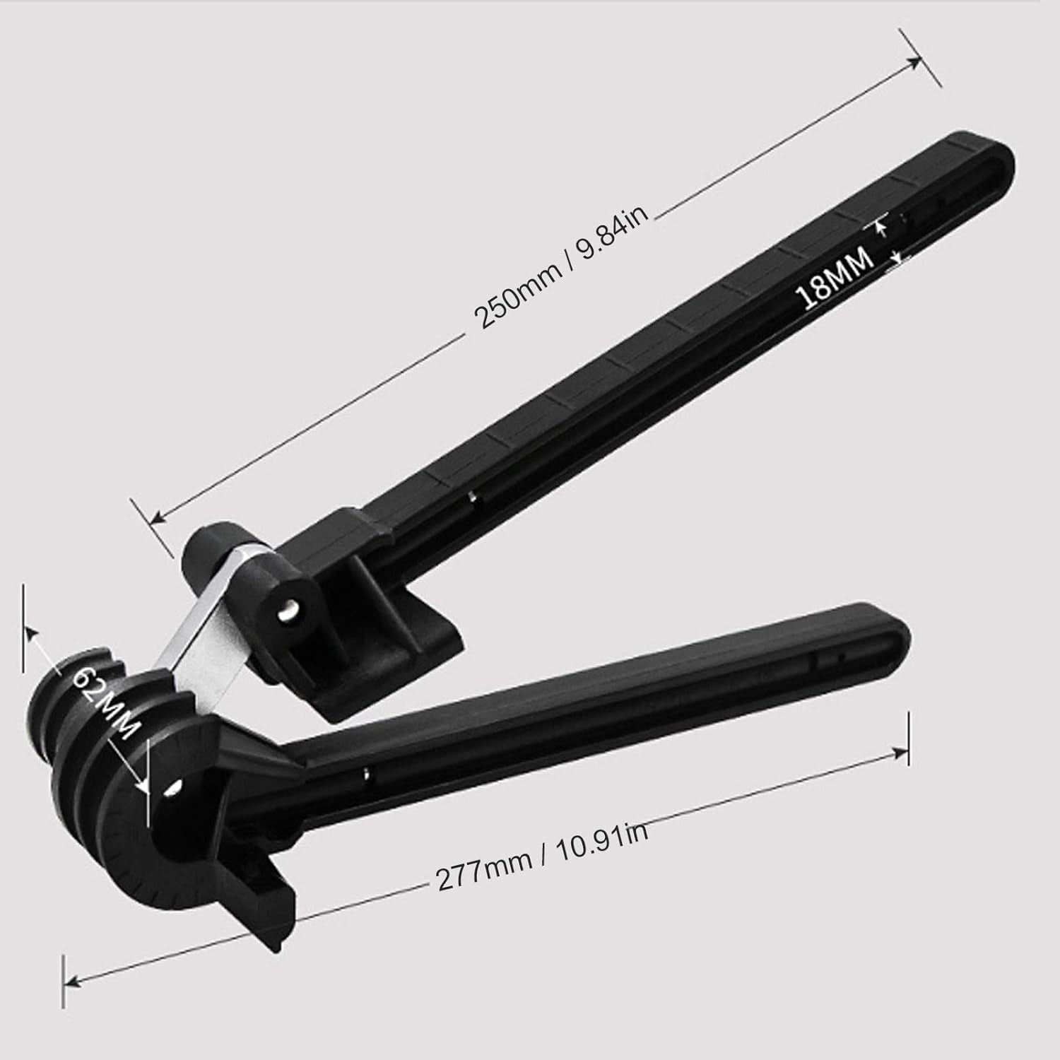 SHZNSJWDKJ Durable Heavy Duty 180° Manual 4Slot Tube Bender for Pipes 5