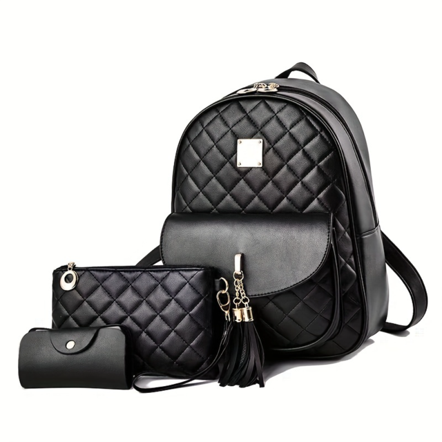 SHZNSJWDKJ High Capacity Trendy Women‘s Travel Backpack Set of 3