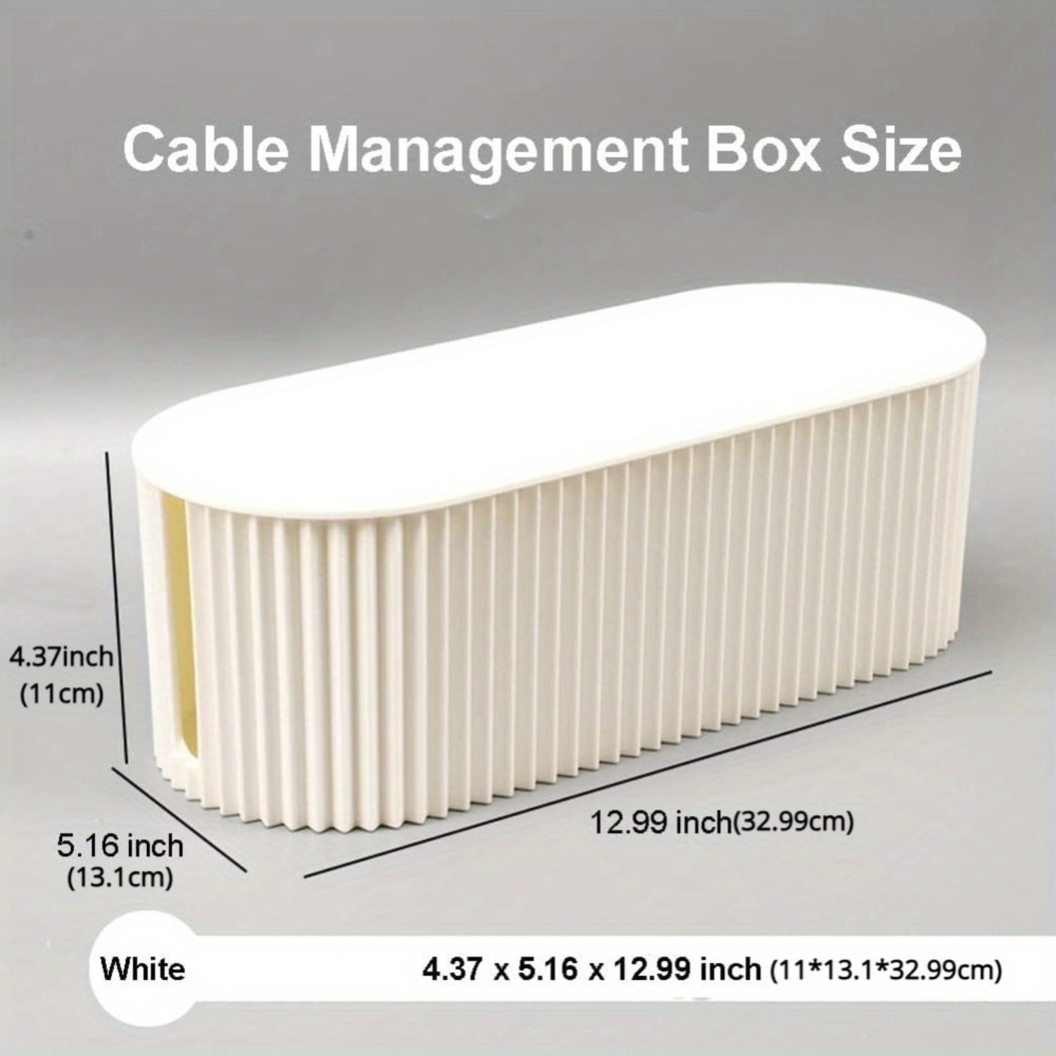 SHZNSJWDKJ Large Plastic Cable Management Organizer Box for TV and