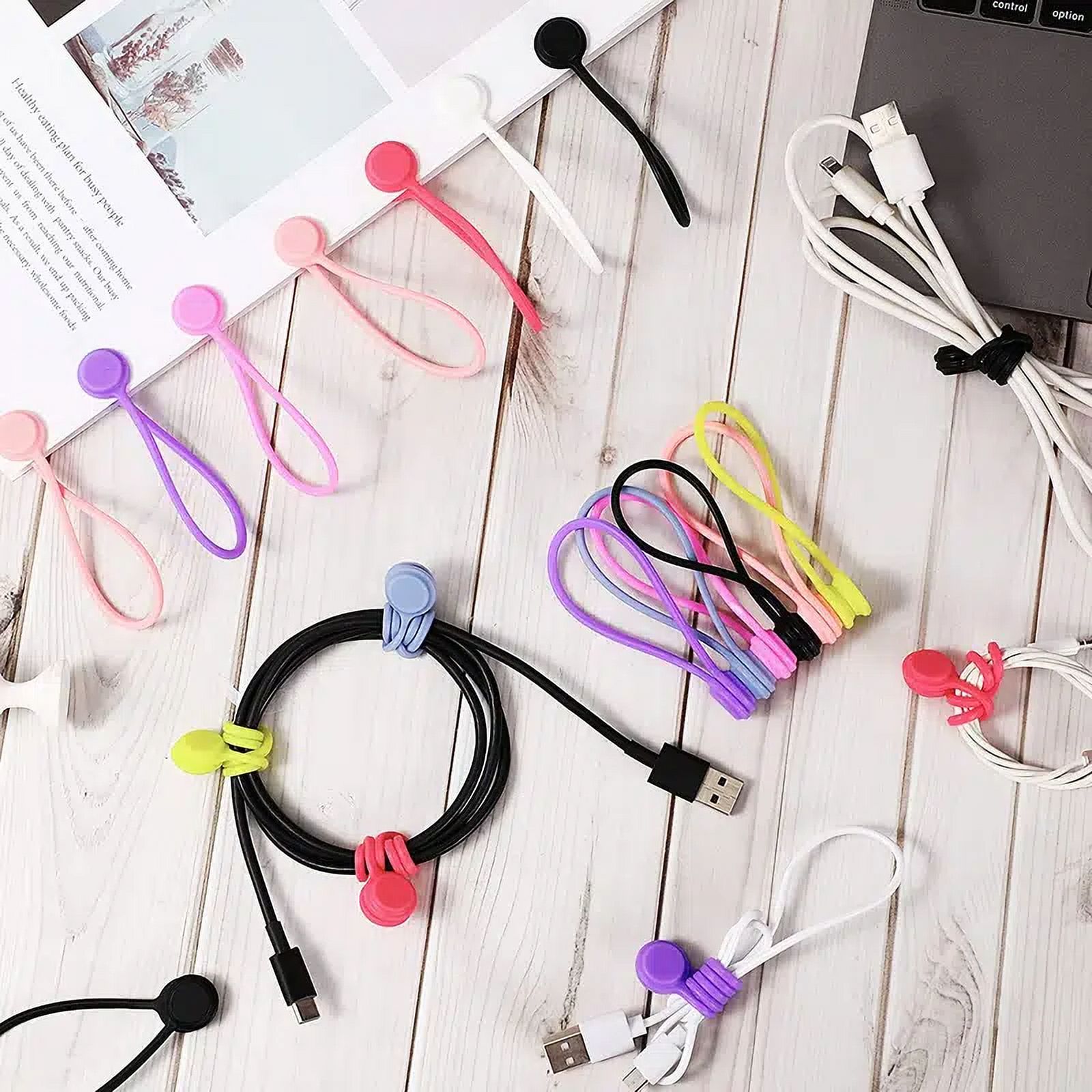 SHZNSJWDKJ Reusable Silicone Hub with Round Identification Marks