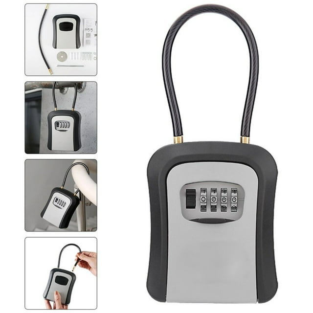 SHZNSJWDKJ Secure Outdoor Key Lock Box for Enhancing House Security