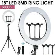 SHZOND 18 LED Ring Light Kit with Stand 85W LED Ring Dimmable 6000K for Camera Photography, YouTube Videos, Makeup