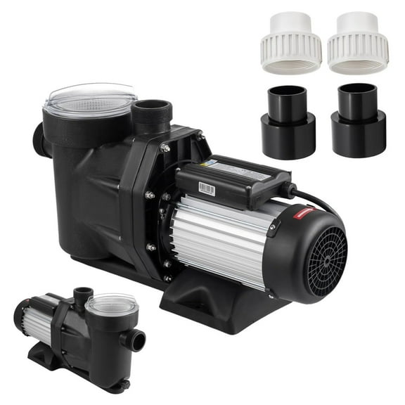 SHZOND 2.5HP Swimming Pool Pump with Power 8880 GPH, 1850W Single Speed Pool Water Pump, Self Priming 110V In/Above Ground Pool Pump
