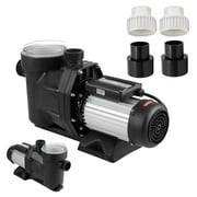 SHZOND 2.5HP Swimming Pool Pump with Power 8880 GPH, 1850W Single Speed Pool Water Pump, Self Priming 110V In/Above Ground Pool Pump