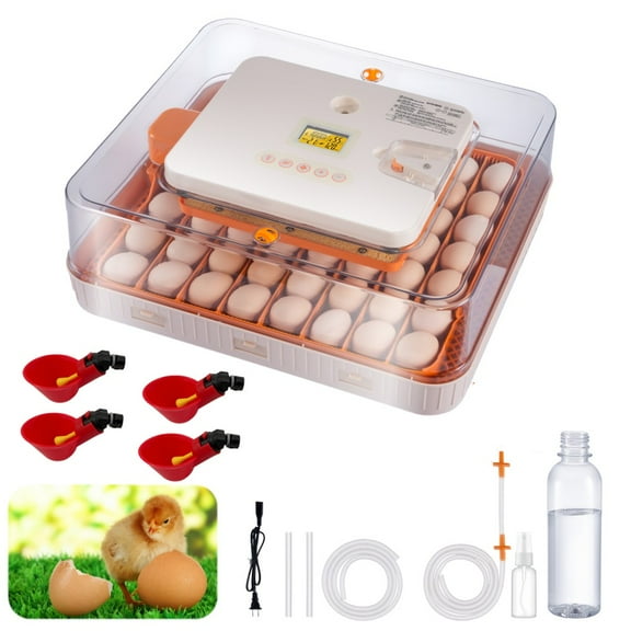 SHZOND Incubators for Hatching Eggs, 56 Eggs Incubator with Egg Candler, Auto Egg Turner, Temp & Humidity Control, 360 Viewing for Chicken, Duck, Quail Eggs, Ideal for Farm, School and Lab