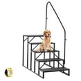 SHZOND RV Steps with Handrail, 5 Steps Ladder Hot Tub Steps, 33"H RV