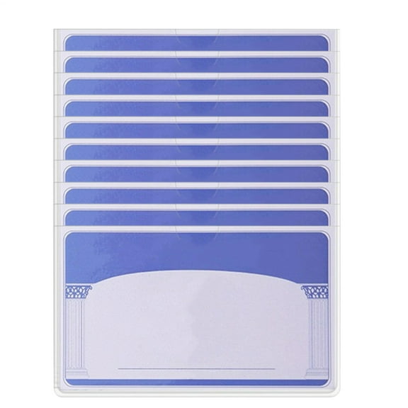 SHZONS Clear Social Security Card Protector Sleeves Waterproof Credit Card Sleeve Holder Multi Functional Slim License Protection for Families Friends ideal