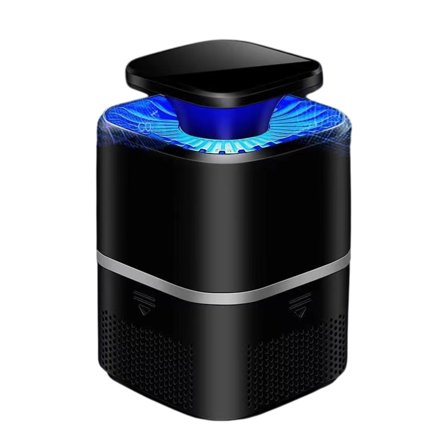 SHZONS Indoor Gnat Trap Fly Light Trap Indoor Silent Electronic Wasp Catcher Portable Fruit Flying Control Device Professional Zapper for Kitchen Living Room enjoyable