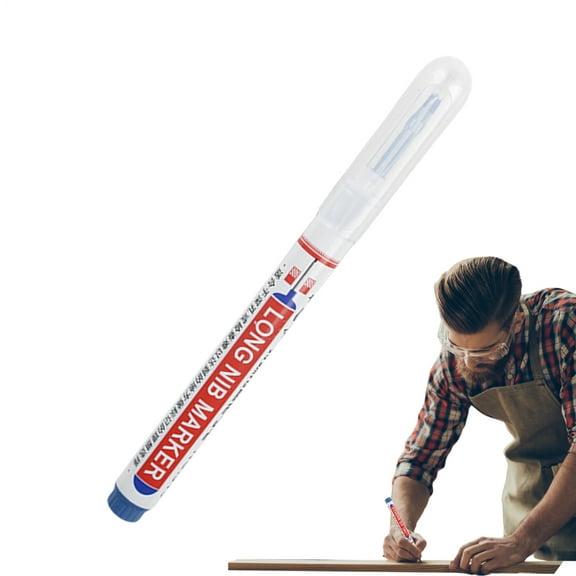 SHZONS Long Tip Marker Deep Reach Markers Waterproof Quick Dry Pen Multi-Purpose Hardware Tool for Welding Industrial Machinist dutiful