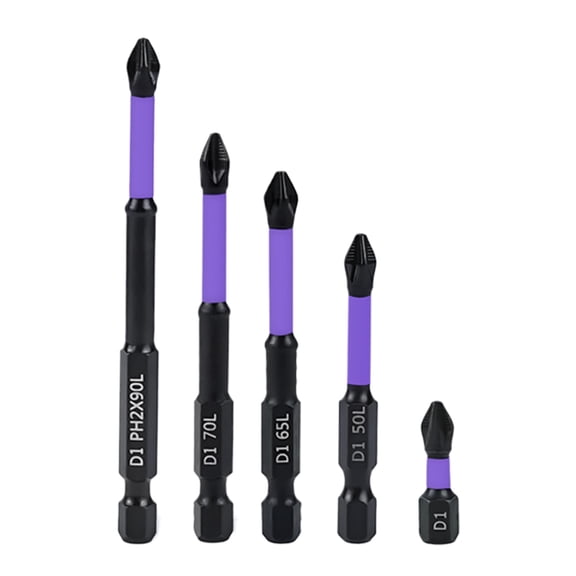 SHZONS Magnetic Drill Bit Set Alloy Steel Magnetic Phillips Bit Metal Screw Driver Anti Shock Power Tool Accessories for Electrician Drilling & Home Use cozy