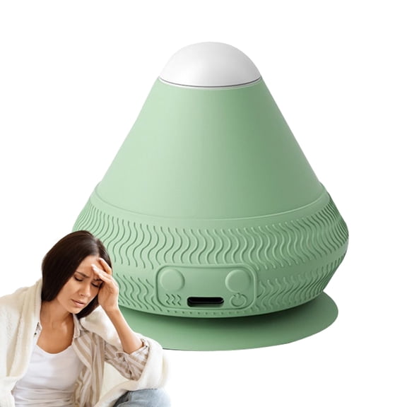 SHZONS Massage Ball Vibration Heat Electric Roller for Stress Relief Heat Compress Vibrate Adsorption Massager Yoga Sports Fascia Ball for Relaxation suitable