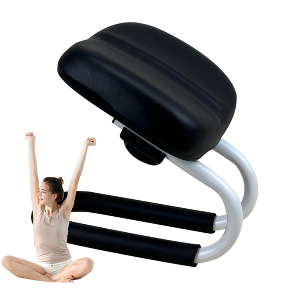 SHZONS Meditation Seat Metal Frame Kneeling Stool Adjustable Height Bench Seat Meditation Accessories Non-slip Leg Sleeve Portable Chair for Home Yoga Studio ingenious