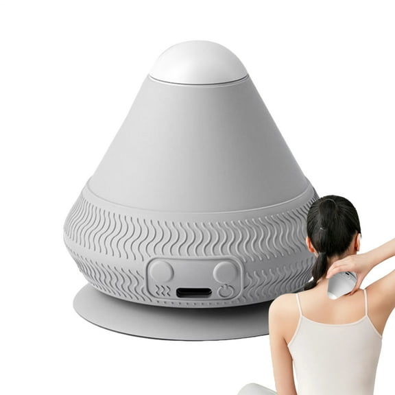 SHZONS Mountable Massage Ball Electric Recovery Massaging Roller Heat Compress Vibrate Adsorption Massager Yoga Sports Fascia Ball for Relaxation skilful