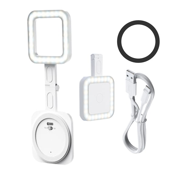 SHZONS Phone Selfie Light Magnet Mobile Phone Fill Light Up To 9000K Rechargeable Dimmable Square Fill Lamp For Mobile Photography Video Vlogs kindly