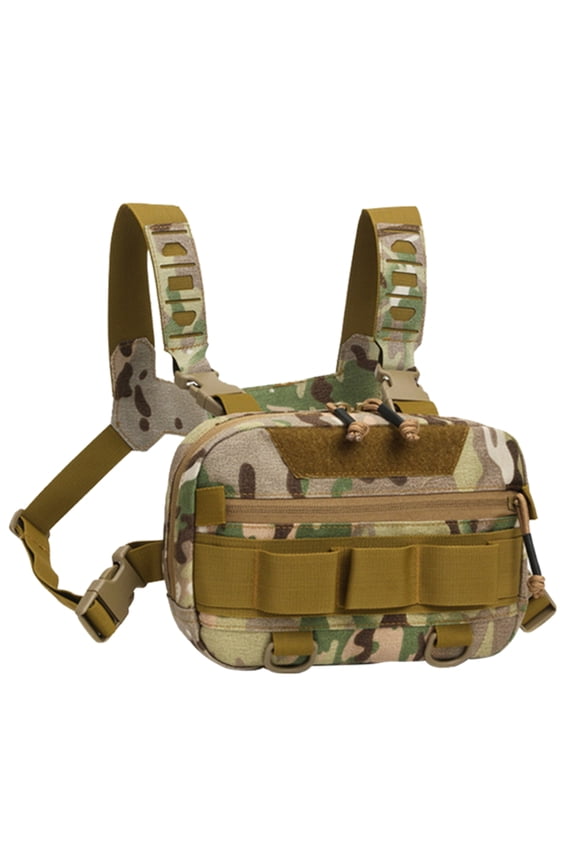 Running Chest Pack Oxford Cloth Portable Running Chest Bag 20L Multi-Functional Breathable Back Mesh Vest Backpack Large Opening Fanny Pack For Hunting reasonable