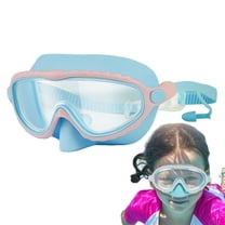 SHZONS Swim Goggles With Nose Cover Youth Goggles Anti-choking Anti-fog Leak-proof Adjustable Comfortable Clear Vision Face Cover For Beach Snorkeling nice