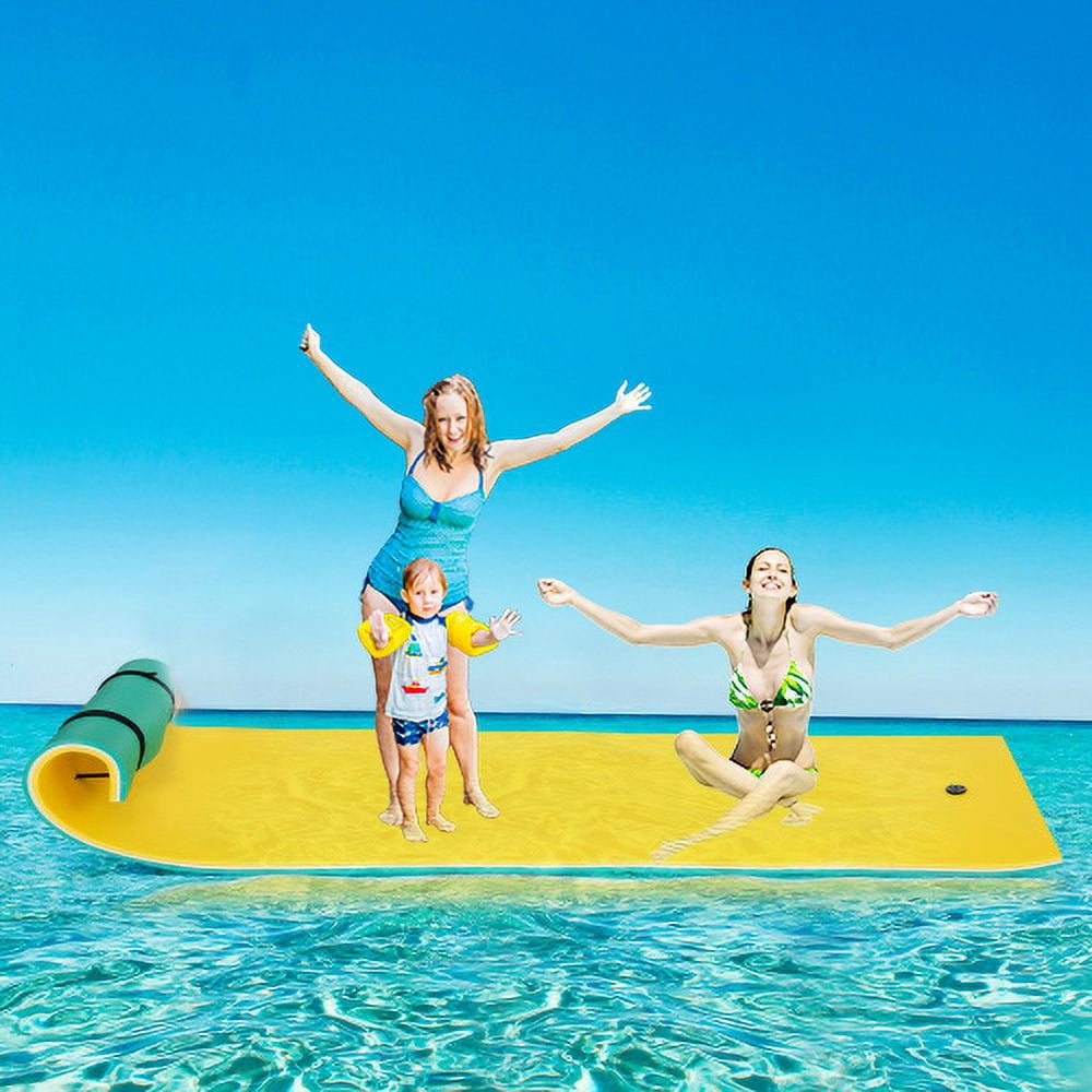 SHareconn 90 Inch x 3 FT Floating Water Mat Foam Pad Lake Floats Lily ...