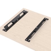 SHegdu 2-Pack Large Metal Iron Mounting Brackets for Toughbuilt Stacktech Tool Box