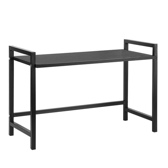 SHegdu Microwave Storage Stand Heavy Duty Over Microwave Shelf Multi-function Kitchen Storage Rack for Kitchen Countertop (Black)