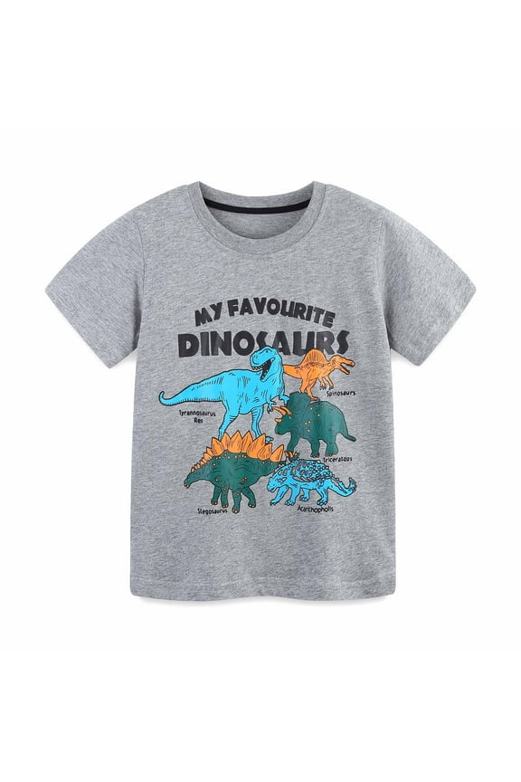 Birthday Boy Shirt 6 Round Neck Short Sleeve Everyday Preppy Clothes Toddler Boy Clothes