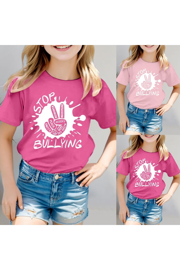 Boys Shirts Size 6 Crew Neck Short Sleeve T-Shirts Soft Preppy Shirt Toddler Boy Clothes