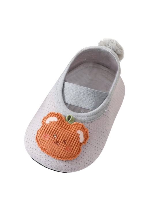 Breathable Prewalker Socks Non- Floor Shoes for Baby Boys Girls Toddler Summer Soft Print Footwear