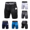 thumbnail image 1 of SHenli Compression Shorts Men with Pocket Spandex Sport Shorts Athletic Workout Running Performance Baselayer Underwear Navy M, 1 of 3