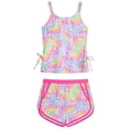 thumbnail image 1 of SHenli Girls Bathing SuitsToddler Swimsuit Girl 3TGirls Two Piece Swimwear Cute Ruffle Tankini and Swim Shorts UPF 50 Sun Swim for Toddler Kids Beach Pool, 1 of 3