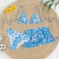 thumbnail image 1 of SHenli Girls Swimsuit Cute Ruffle Bikini Sets for Teen Girls Spaghetti Strap Tankini Set 3 Pieces Rash Guard Girls Bathing Suit&nbsp;size 6, 1 of 5
