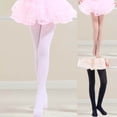 thumbnail image 1 of SHenli Girls Tights Dance Ballet Footed Leggings Ultra Soft Stockings for Kids Age 4-14 Black 3-5T, 1 of 7