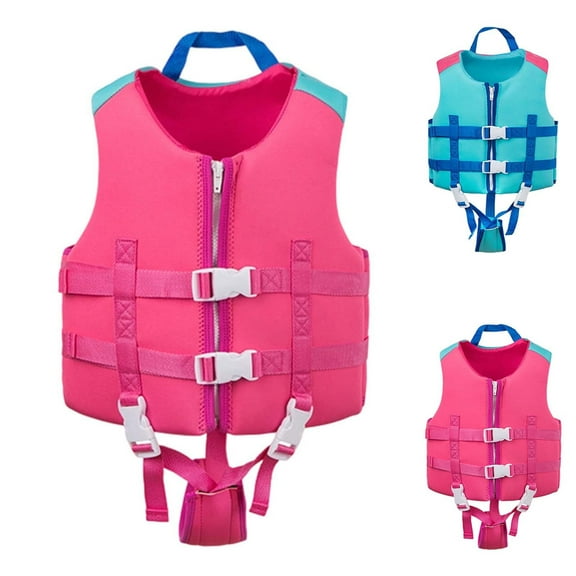 SHenli Kids Life Jacket Travel Adjustable Fit Epe Foam Water Vest Swim Buoyancy Vest Floaties Swimwear Buoyancy Jacket for Swimming, Boating & Water Sports