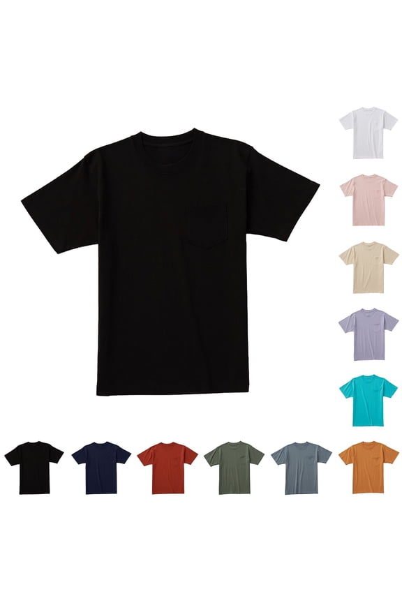 Mens T Shirts Short Sleeve Soft Crew Neck Shirts Pullover T Shirt Streetwear Gym Tops Classic Basic Tees