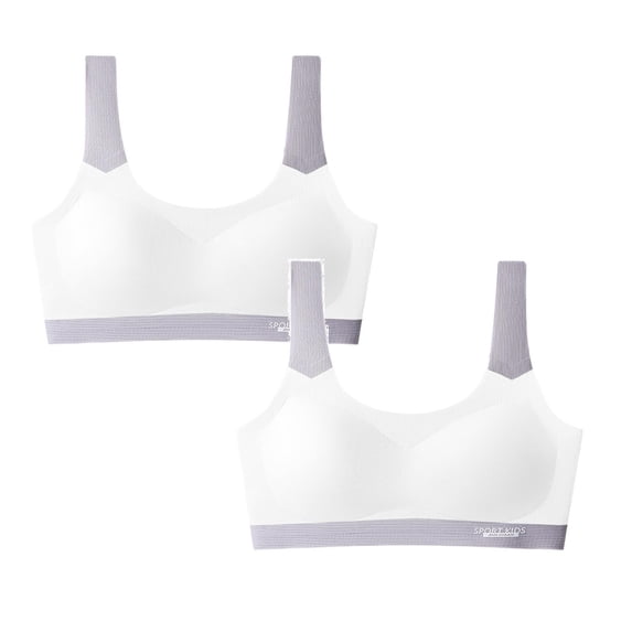 SHenli Seamless Training Bra for Teen Girls - Ultra Comfort, No-Show Design with Removable Padding,Bras for Everyday Wear