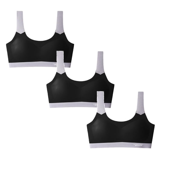 SHenli Seamless Training Bra for Girls - Ultra Comfort, No-Show Design with Removable Padding,Bras for Everyday Wear