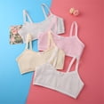 thumbnail image 1 of SHenli Sports Bra for Girls 10-16, Seamless Wireless Bralette with Adjustable Straps & Fixed Pads, 1 of 4