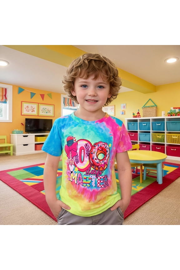 Toddler Shirts Crew Neck Short Sleeve Loose Preppy Shirt Baby Boy Summer Clothes