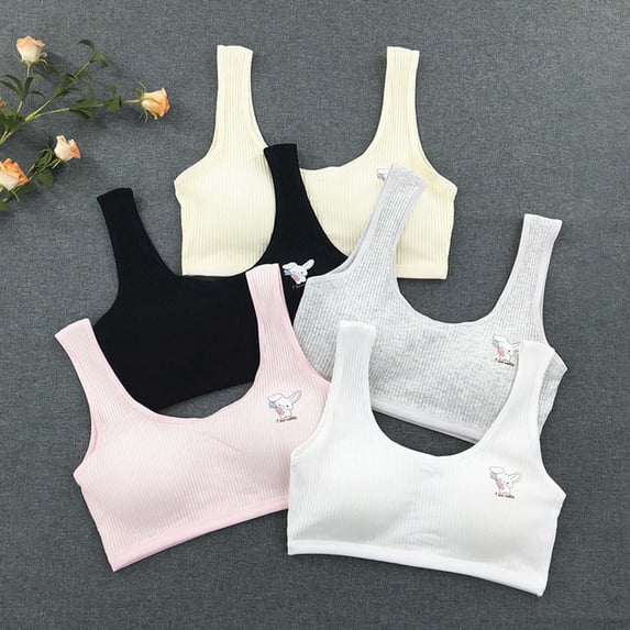 SHenli Training Girls Bras for 10-16 Racerback Seamless Design with Removable Soft Padding Bras