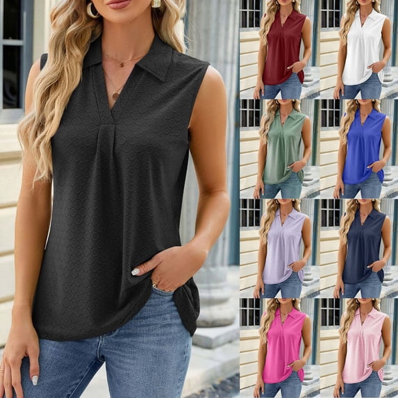 SHenli Womens Double Lined Tank Tops Hollow Out Summer Sleeveless Shirts Ribbed Knit Drop Shoulder Boxy Tees