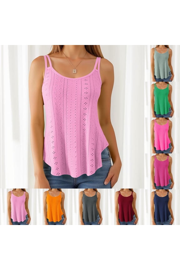 Womens Sleeveless Sweater Tops Short Sleeve Half Sleeve Oversized Shirts Lace Front Boho Spring Vacation Outfits Tees