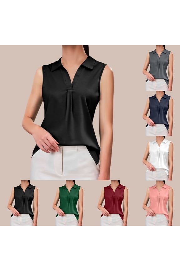 Womens Tank Tops Cowl Neck Braless Tie Halter Shirts Striped Plaid Ruffle Silk Shirt Summer Tees