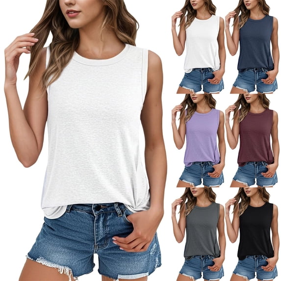 SHenli Womens Tops Short Sleeve Striped Short Sleeve Shirts Ribbed Knit Spring Vacation Outfits Tees