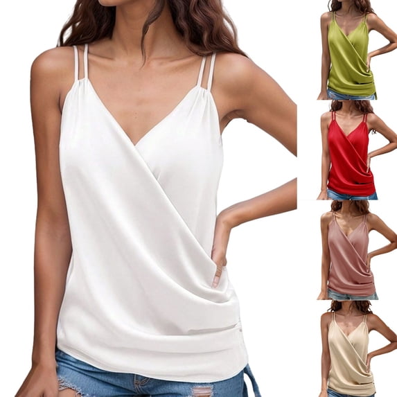 SHenli Workout Tops for Women Racerback Sleeveless Cropped Tank Tops Open Back Camisole Yoga Running Shirts for Women Oversized Gym Clothes Green S