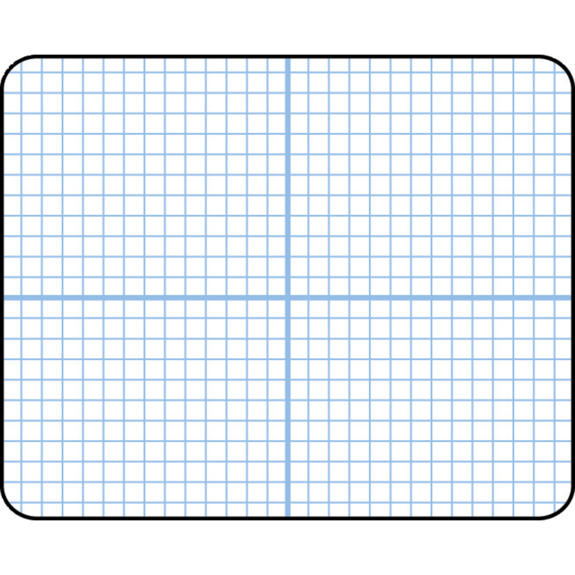 SI Manufacturing Double SI Manufacturingded Dry Erase Graph Board