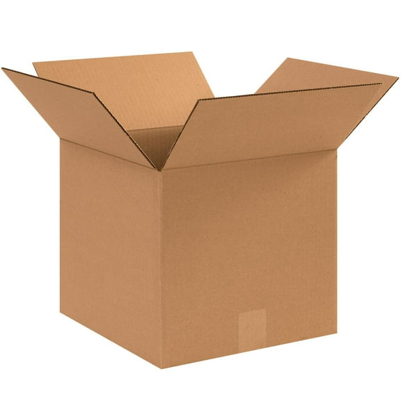 SI PRODUCTS Corrugated Boxes 12" x 12" x 11" Kraft 25/Bundle BS121211