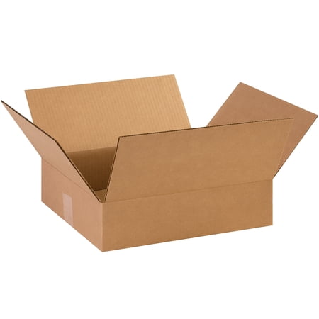 SI Products 14.38" x 12.5" x 3.5" Shipping Boxes 32 ECT Brown 25/Bundle (14123)