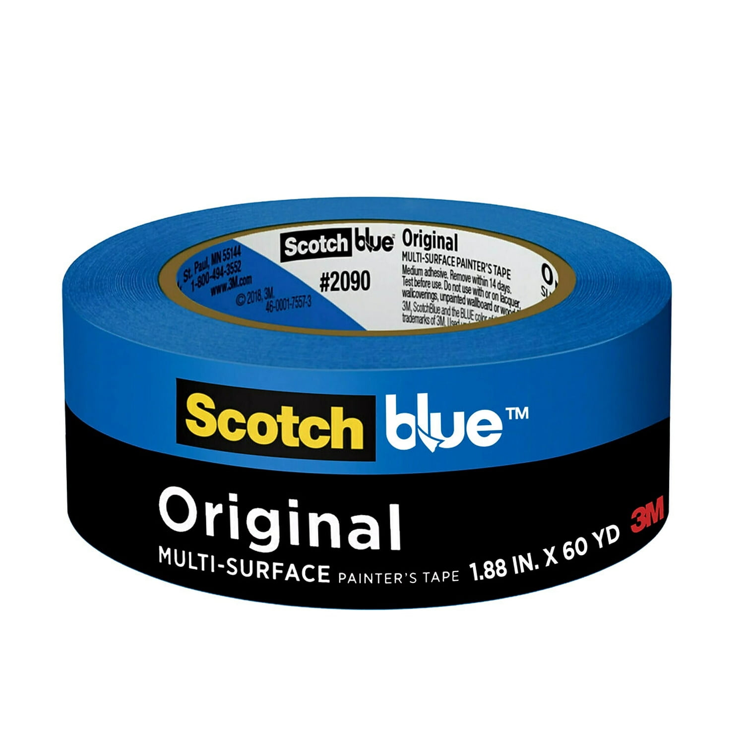 SI Products 2 x 60 yds. x 5 mil Masking Tape 2090 12 Rolls 2090-48EC